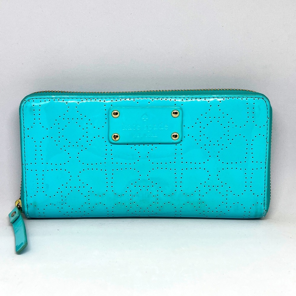 Kate Spade Jazzy Metro Zip Around Wallet Adriatic